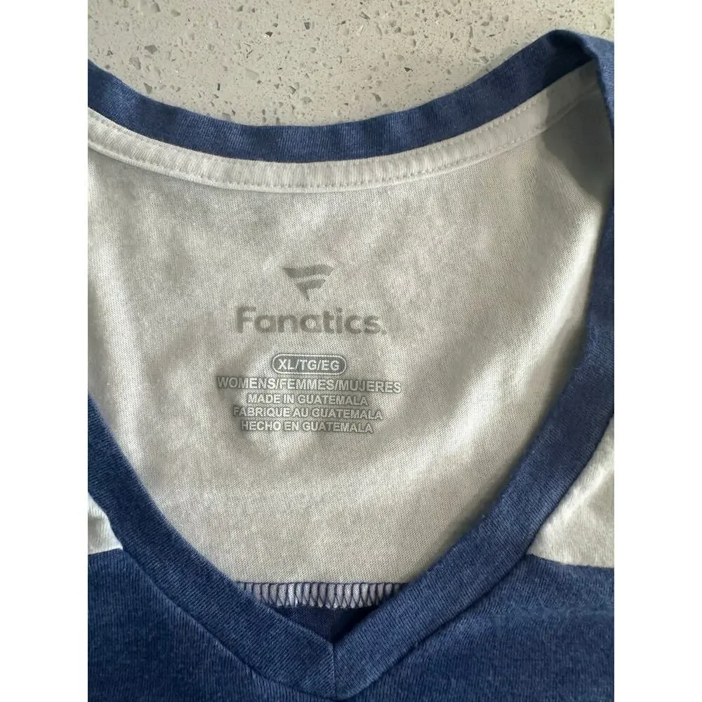 Fanatics Florida Gators Shirt Women's XL Extra Large V-Neck Blue White - Picture 3 of 5